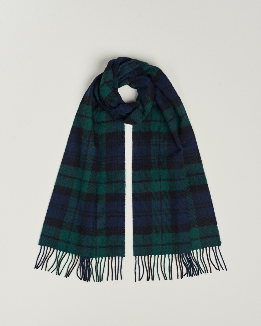 Men | Accessories | Gloverall | Lambswool Scarf Blackwatch