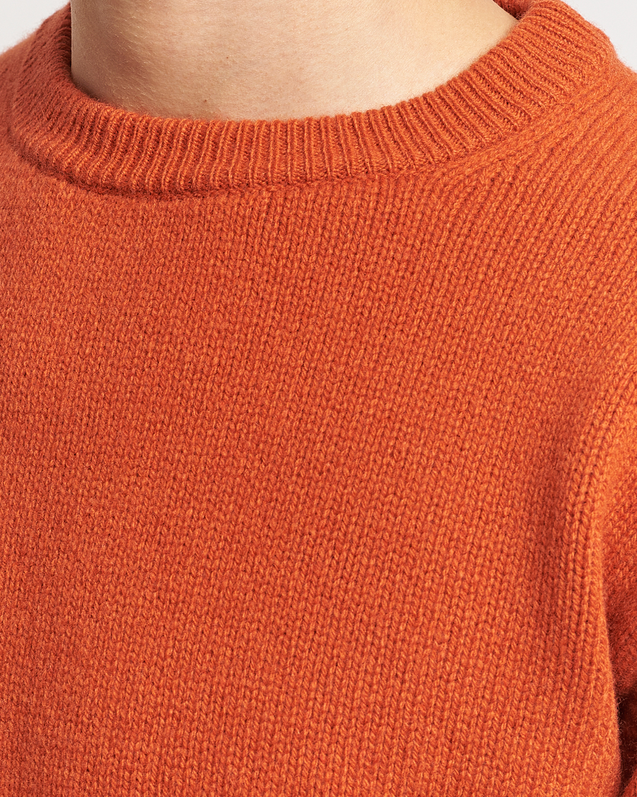 Men | Sweaters & Knitwear | Merz b. Schwanen | Cashmere/Merino Pullover Rust