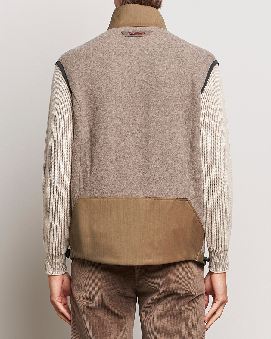 Men | Coats & Jackets | SEASE | Explorer Cashmere Fleece Vest Oyster