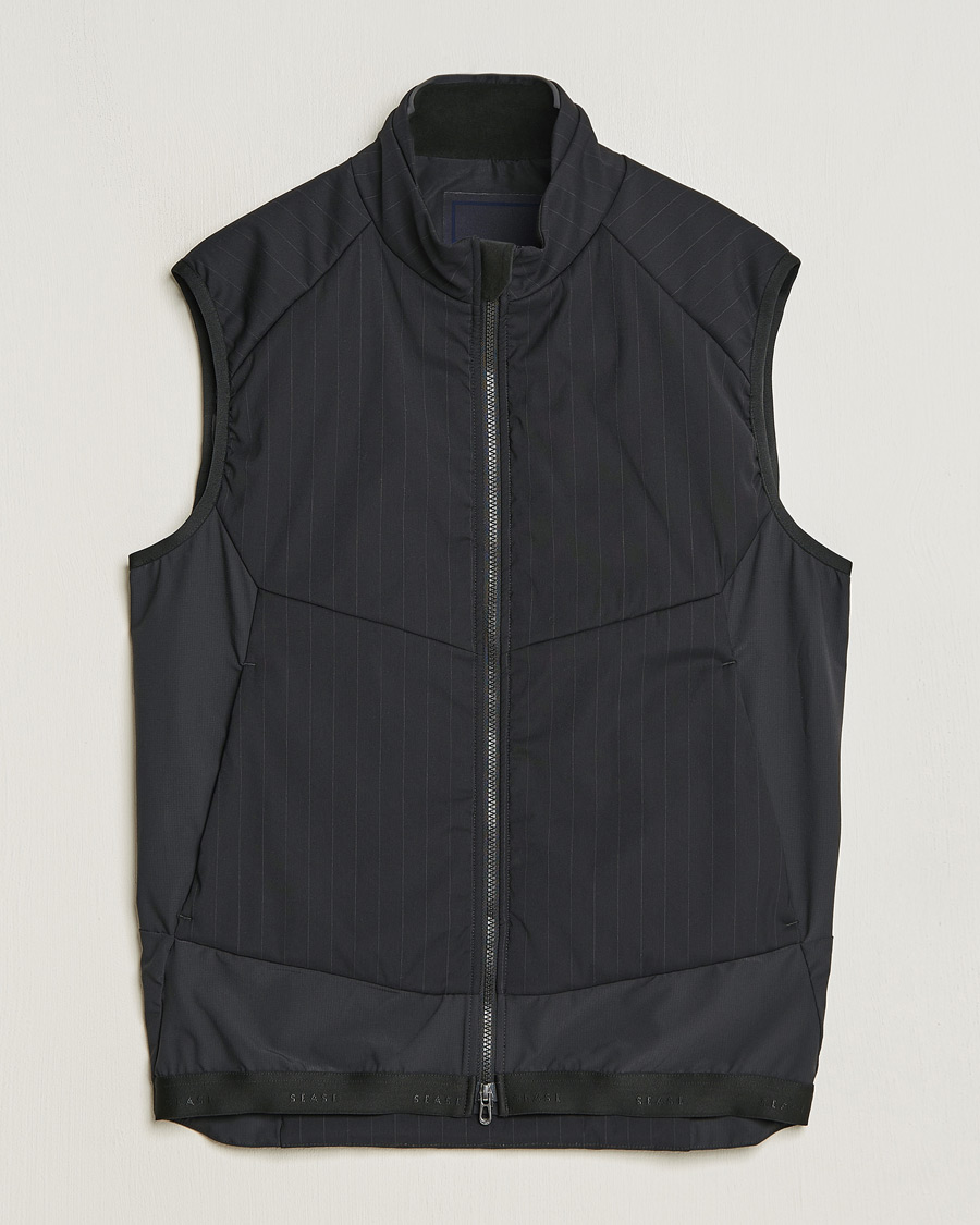 Men | Coats & Jackets | SEASE | Predator Wool/Nylon Insulated Vest Black