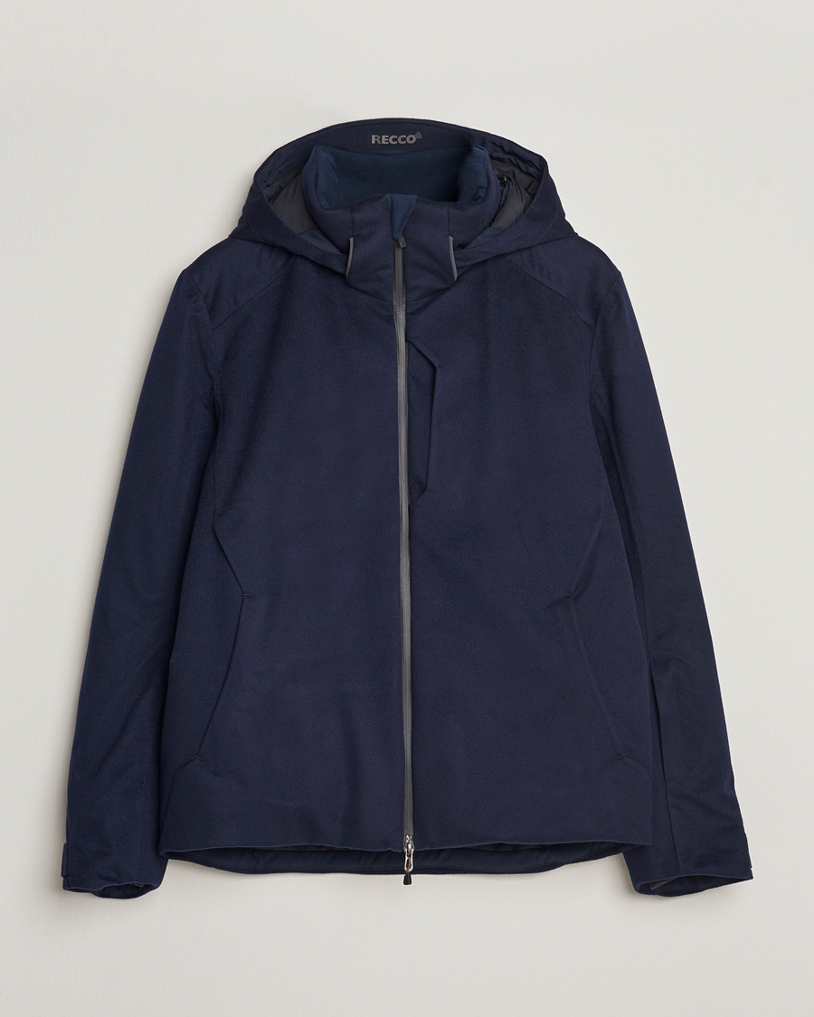 Men | Coats & Jackets | SEASE | Balma Cashmere Down Jacket Navy