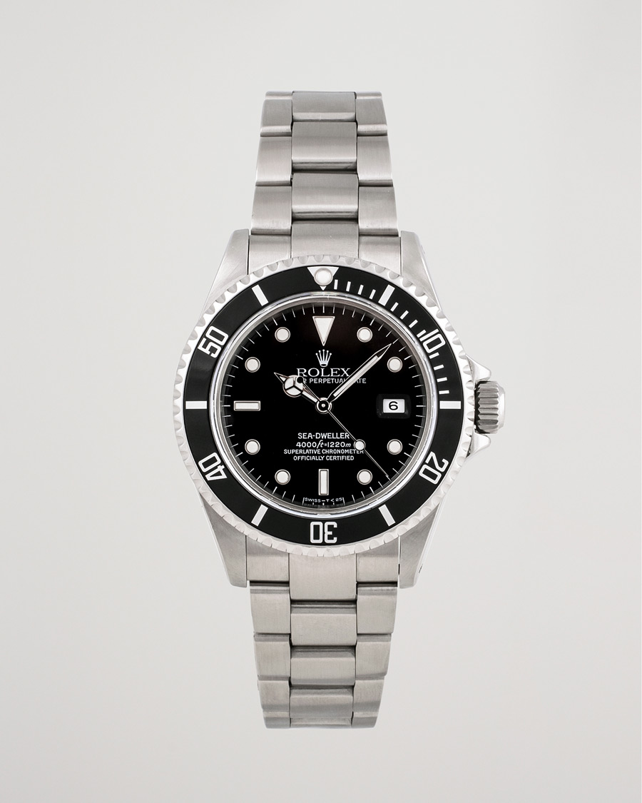 Men | Rolex Pre-Owned Sea Dweller 16600 Oyster Perpetual Steel Black Steel Black | Rolex Pre-Owned | Sea Dweller 16600 Oyster Perpetual Steel Black Steel Black