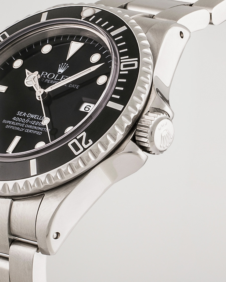 Men | Rolex Pre-Owned Sea Dweller 16600 Oyster Perpetual Steel Black Steel Black | Rolex Pre-Owned | Sea Dweller 16600 Oyster Perpetual Steel Black Steel Black