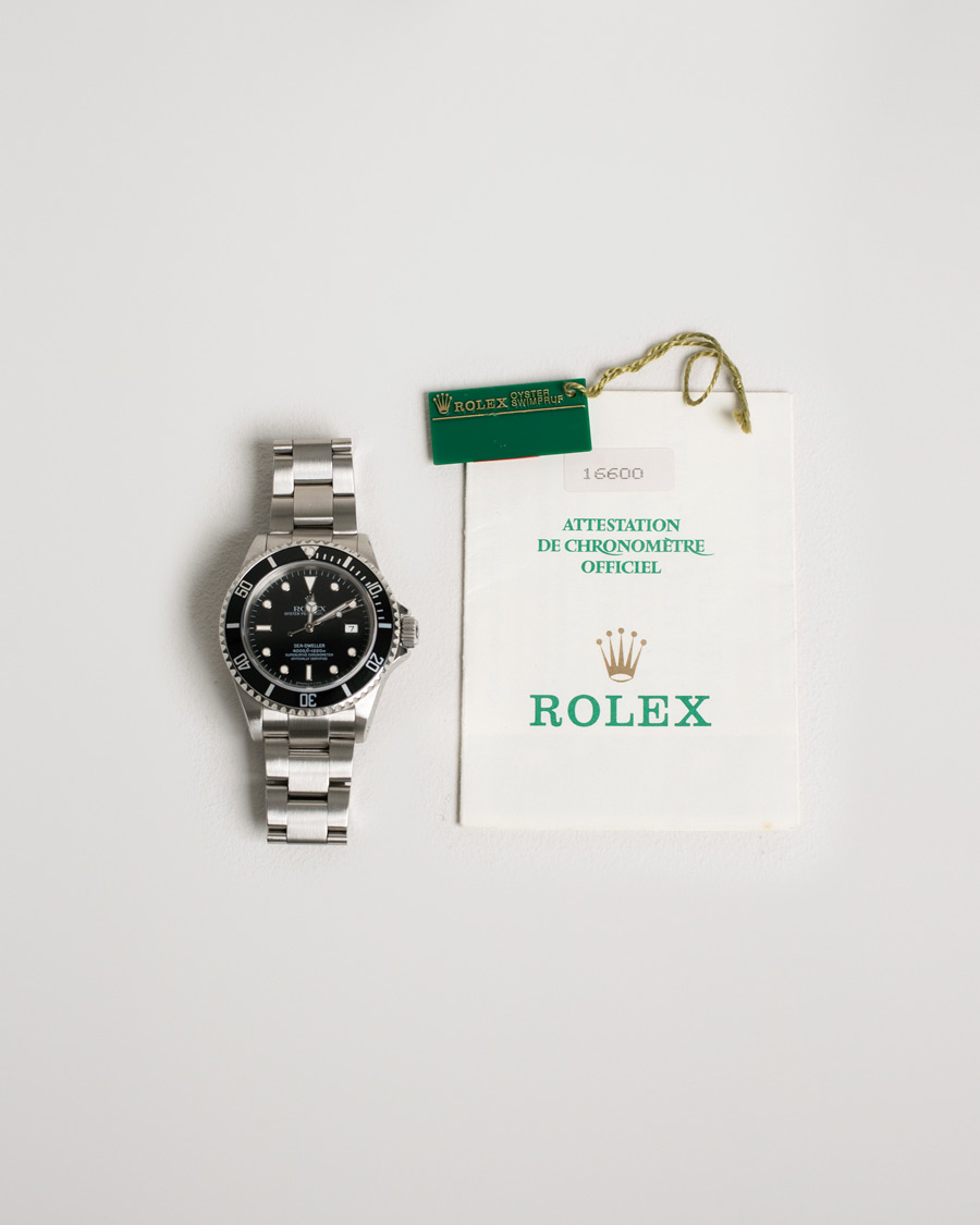 Men | Rolex Pre-Owned Sea Dweller 16600 Oyster Perpetual Steel Black Steel Black | Rolex Pre-Owned | Sea Dweller 16600 Oyster Perpetual Steel Black Steel Black