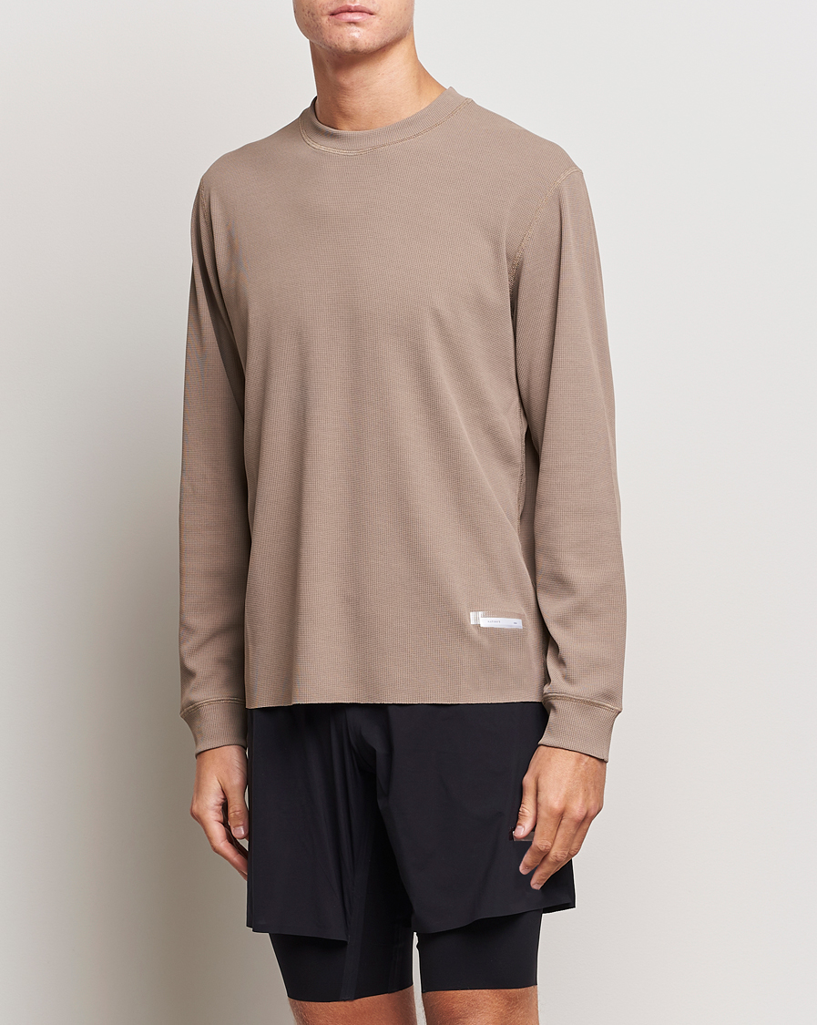 Men | Long Sleeve T-shirts | Satisfy | Aura3D Base Layer Khaki