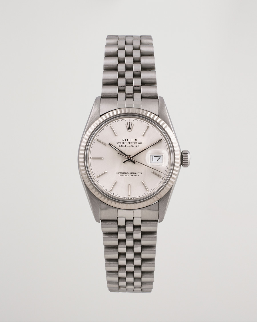 Men | Rolex Pre-Owned Datejust 16014 Oyster Perpetual Steel Silver Steel Steel Silver | Rolex Pre-Owned | Datejust 16014 Oyster Perpetual Steel Silver Steel Steel Silver