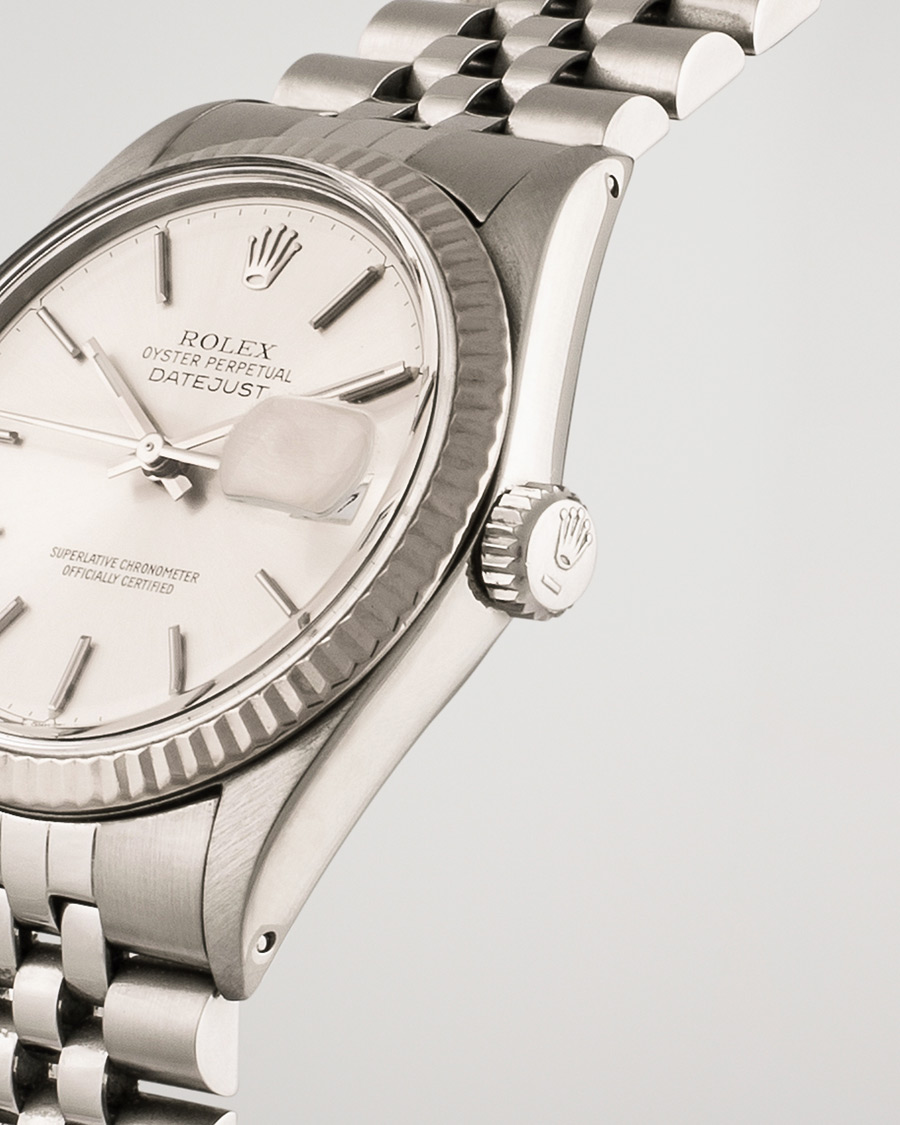 Men | Rolex Pre-Owned Datejust 16014 Oyster Perpetual Steel Silver Steel Steel Silver | Rolex Pre-Owned | Datejust 16014 Oyster Perpetual Steel Silver Steel Steel Silver