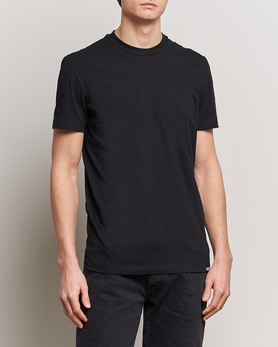 Men | T-Shirts | Dsquared2 | 3-Pack Cotton Crew Neck T-Shirt White/Grey/Black