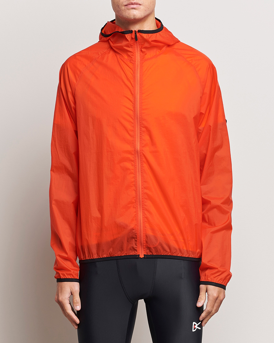 Men | Coats & Jackets | District Vision | Ultralight Packable DWR Wind Jacket Tangerine