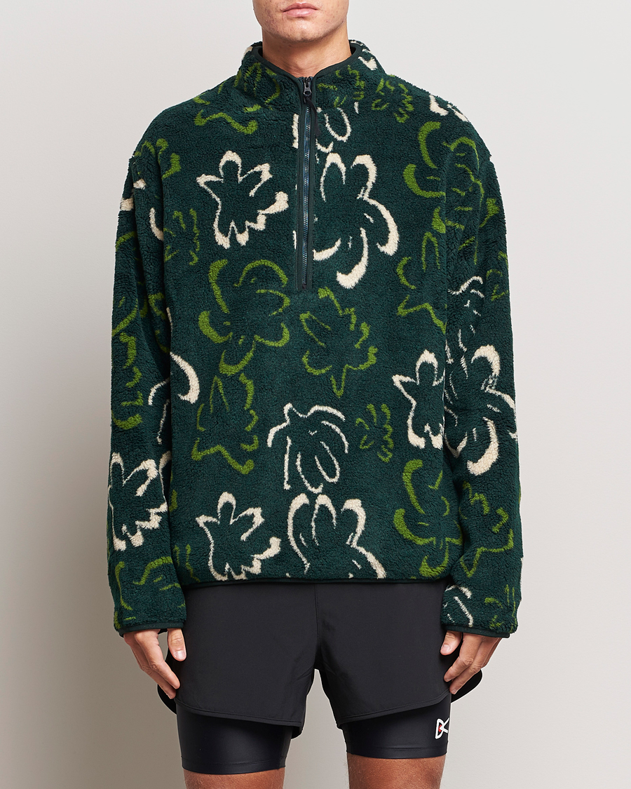 Men | Sweaters & Knitwear | District Vision | Half-Zip Pile Fleece Bloom
