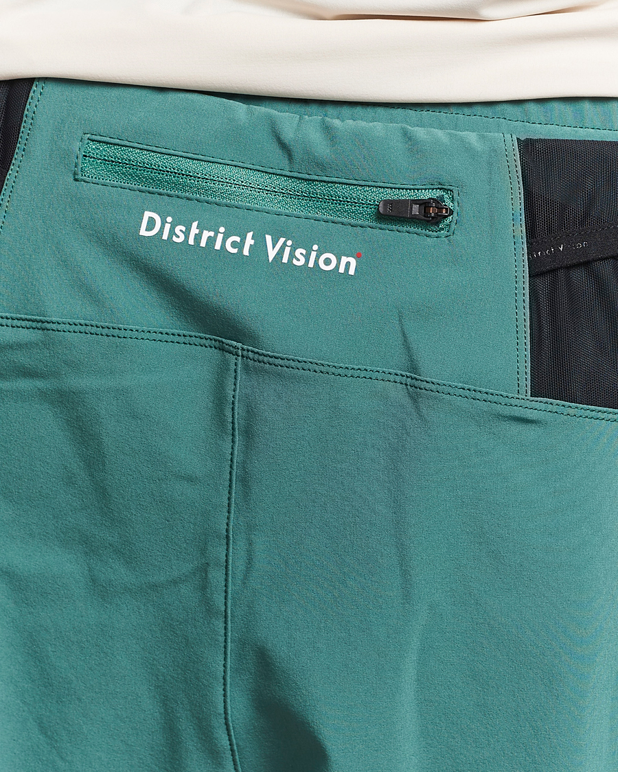 Men | Shorts | District Vision | Layered Pocketed Trail Shorts Pine