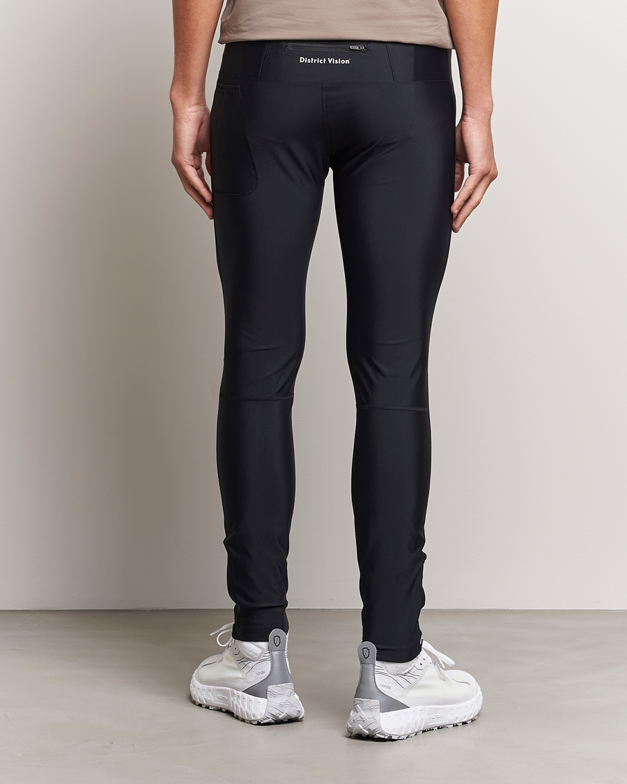 Men | Trousers | District Vision | Recycled Pocketed Tights Black