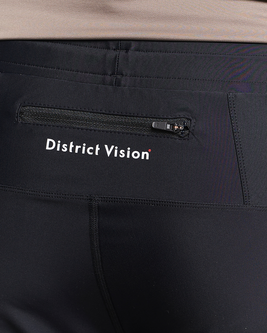 Men | Trousers | District Vision | Recycled Pocketed Tights Black