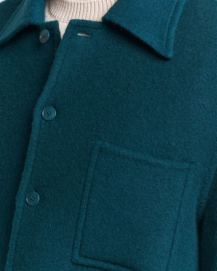 Men | Shirts | Lanvin | Wool/Mohair Overshirt Dragon