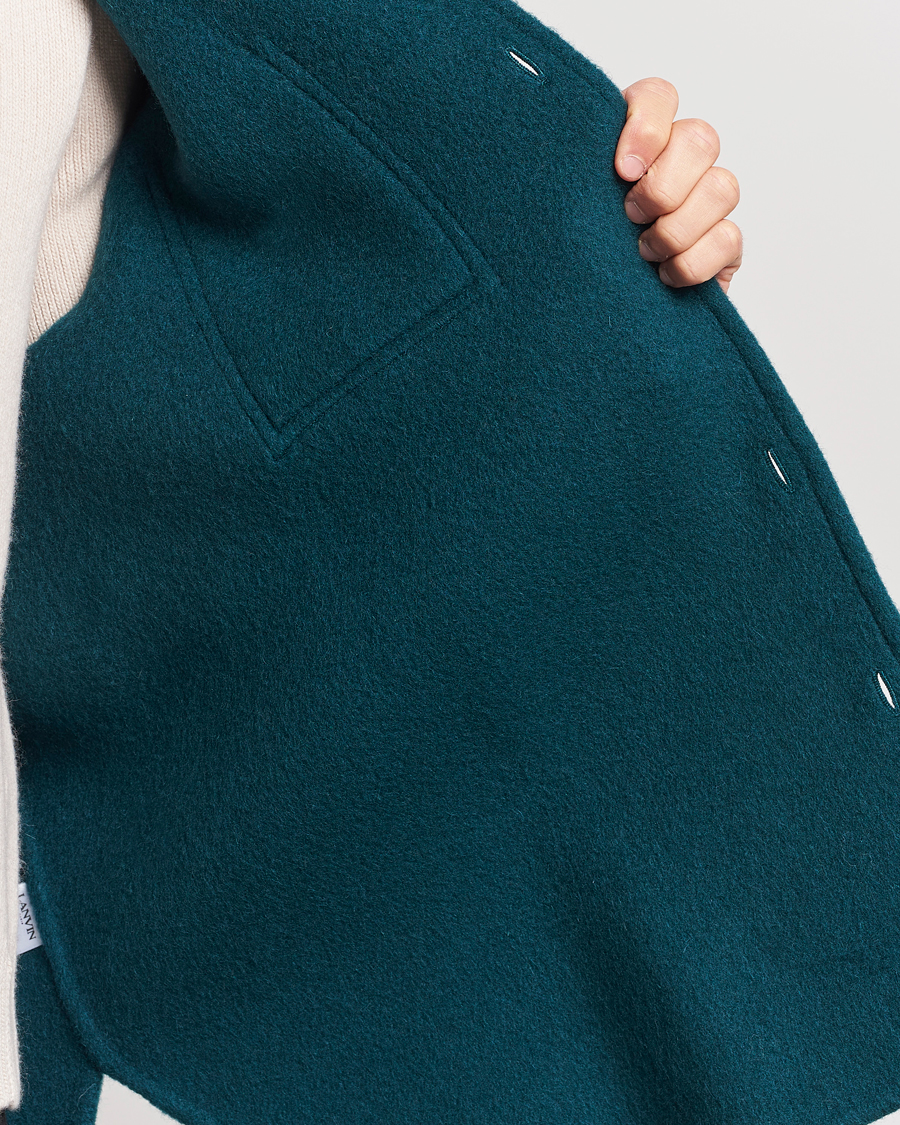 Men | Shirts | Lanvin | Wool/Mohair Overshirt Dragon