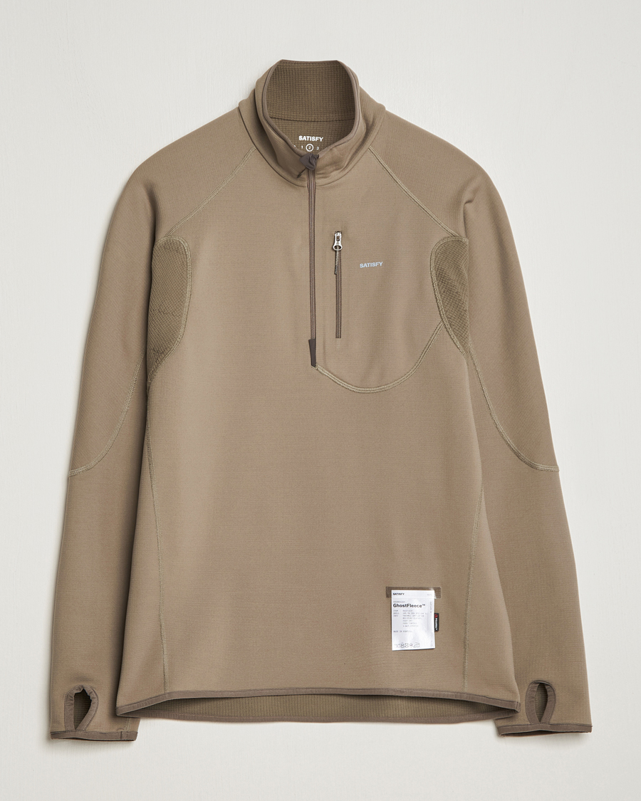 Men | Sweaters & Knitwear | Satisfy | GhostFleece Half Zip Smoky Quartz