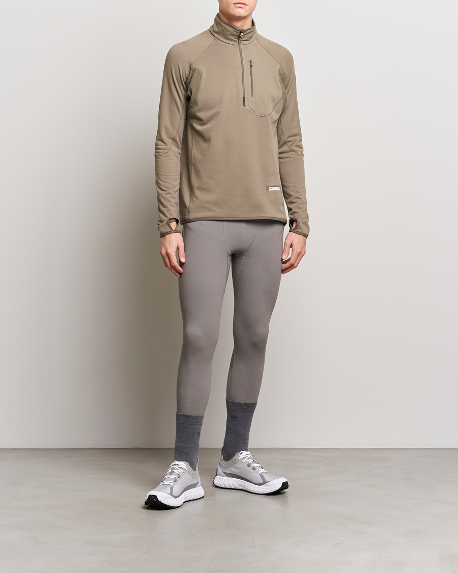 Men | Sweaters & Knitwear | Satisfy | GhostFleece Half Zip Smoky Quartz