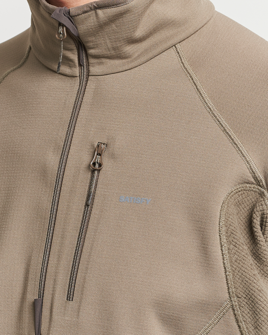 Satisfy GhostFleece Half Zip Smoky Quartz at CareOfCarl.com
