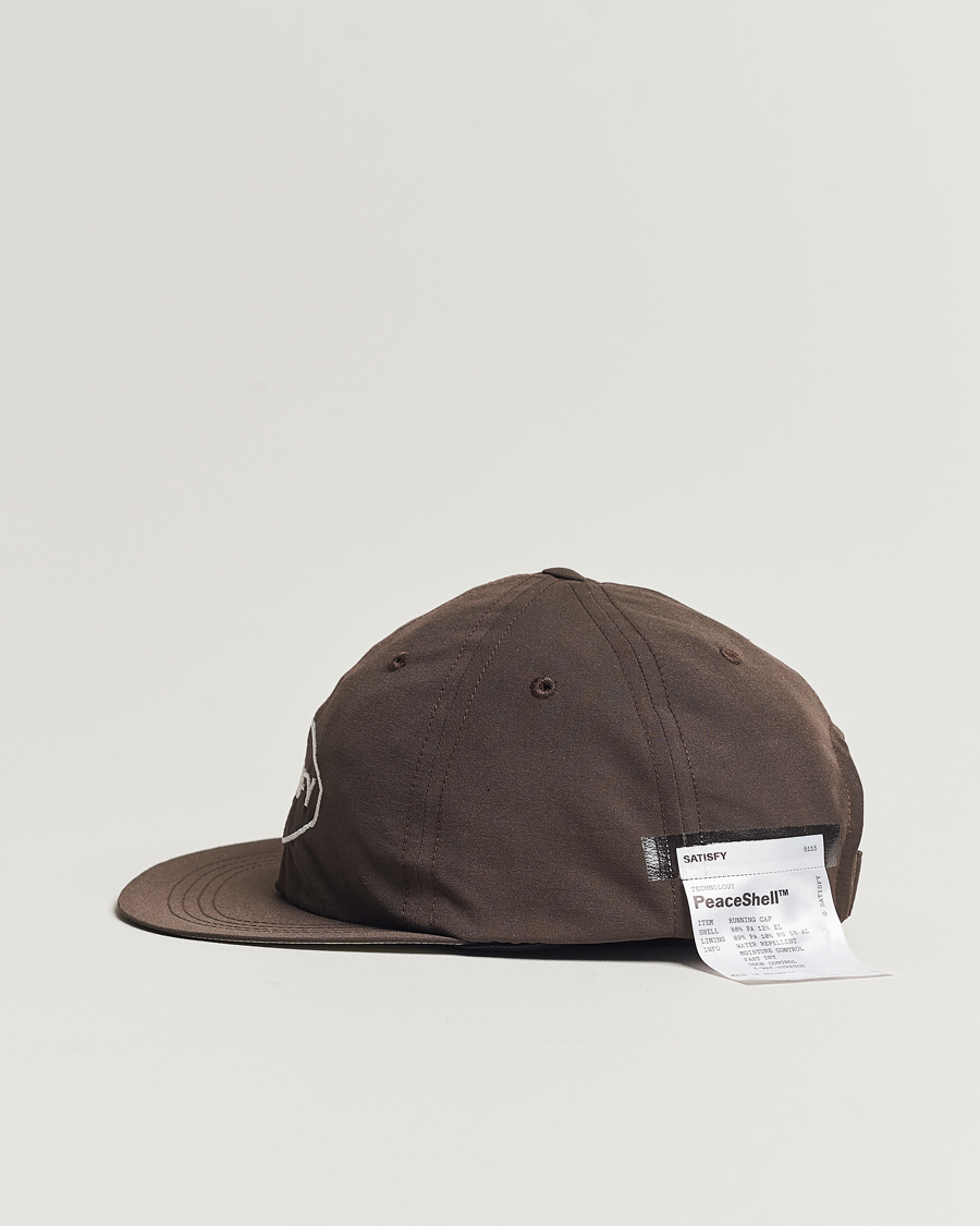 Men | Satisfy PeaceShell Running Cap Brown | Satisfy | PeaceShell Running Cap Brown
