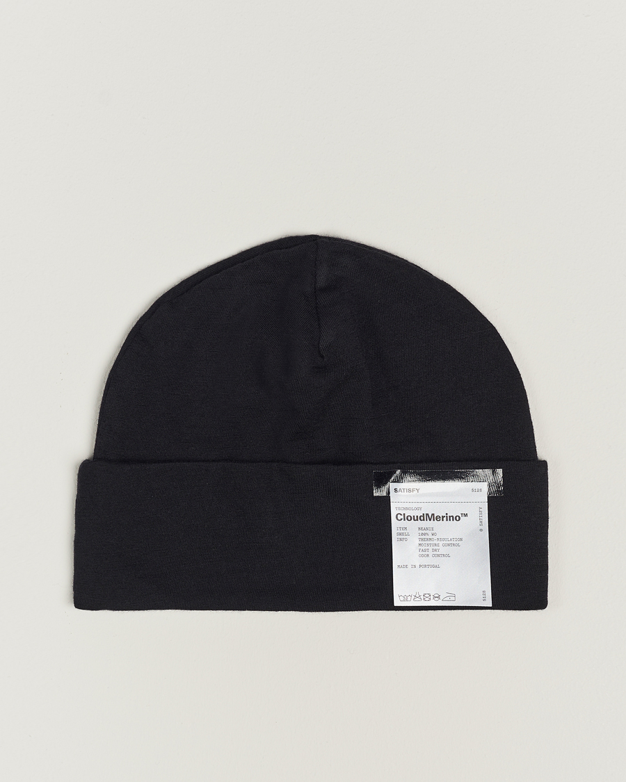 Satisfy CloudMerino Beanie Black at CareOfCarl.com