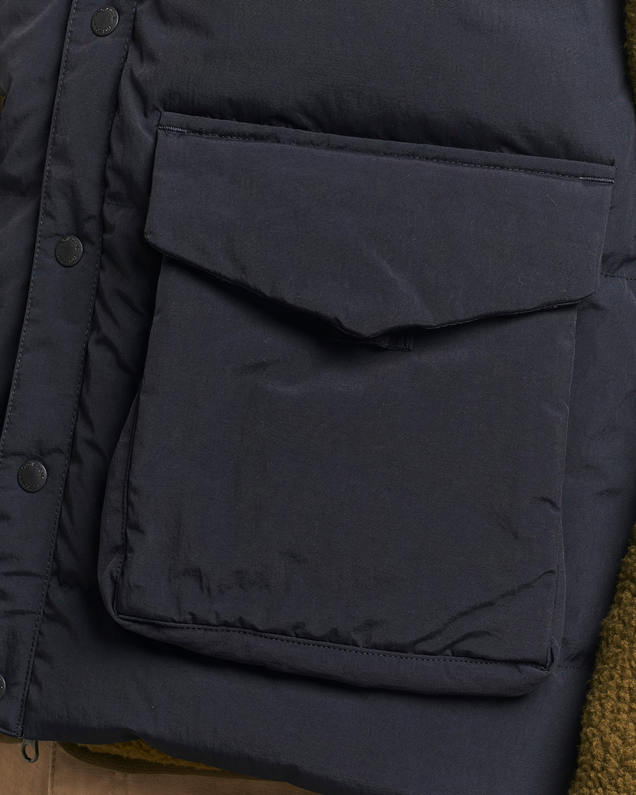 Men | Coats & Jackets | Snow Peak | Recycled Down Vest Black