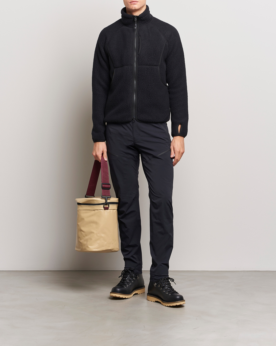 Men | Sweaters & Knitwear | Snow Peak | Thermal Boa Fleece Jacket Black