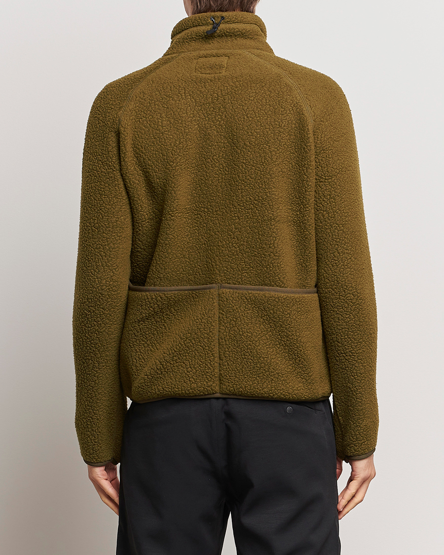 Men | Sweaters & Knitwear | Snow Peak | Thermal Boa Fleece Jacket Olive
