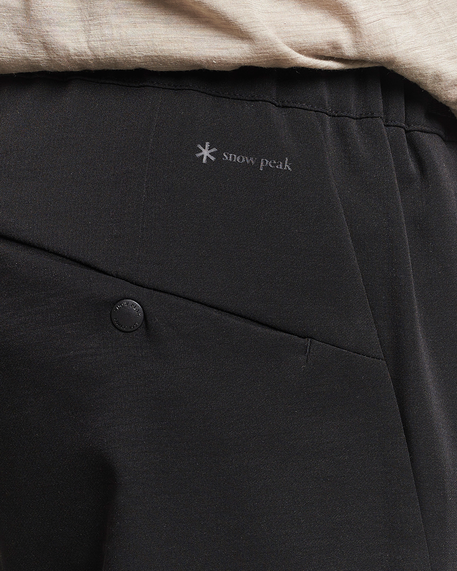 Men | Trousers | Snow Peak | Active Comfort Pants Black