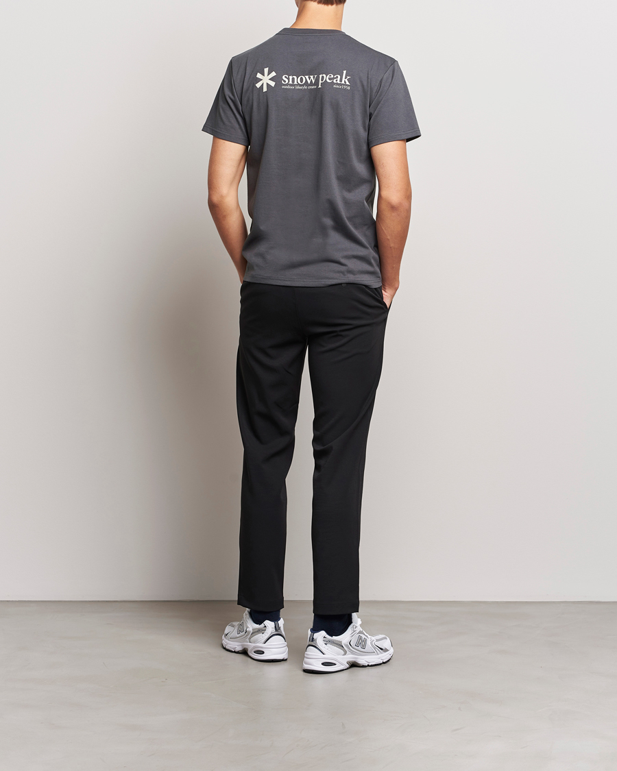Men | T-Shirts | Snow Peak | Logo T-Shirt Charcoal