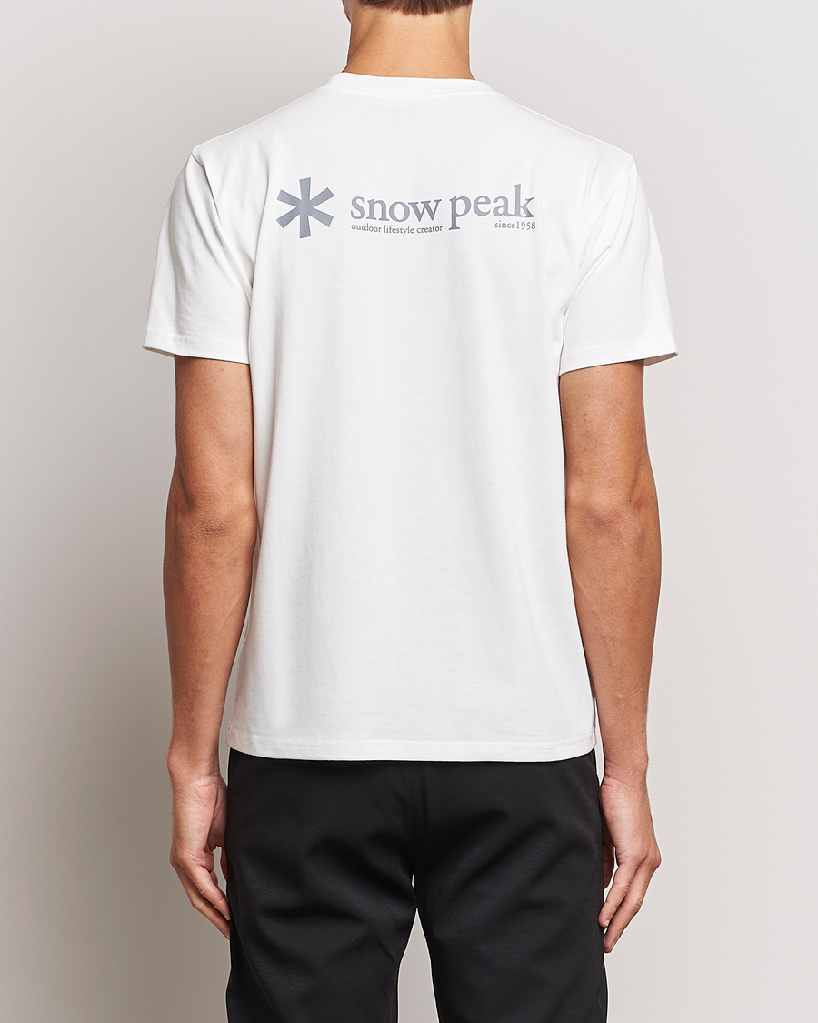 Men | T-Shirts | Snow Peak | Logo T-Shirt White