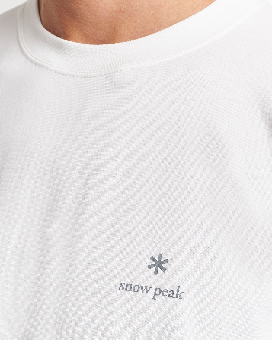 Men | T-Shirts | Snow Peak | Logo T-Shirt White