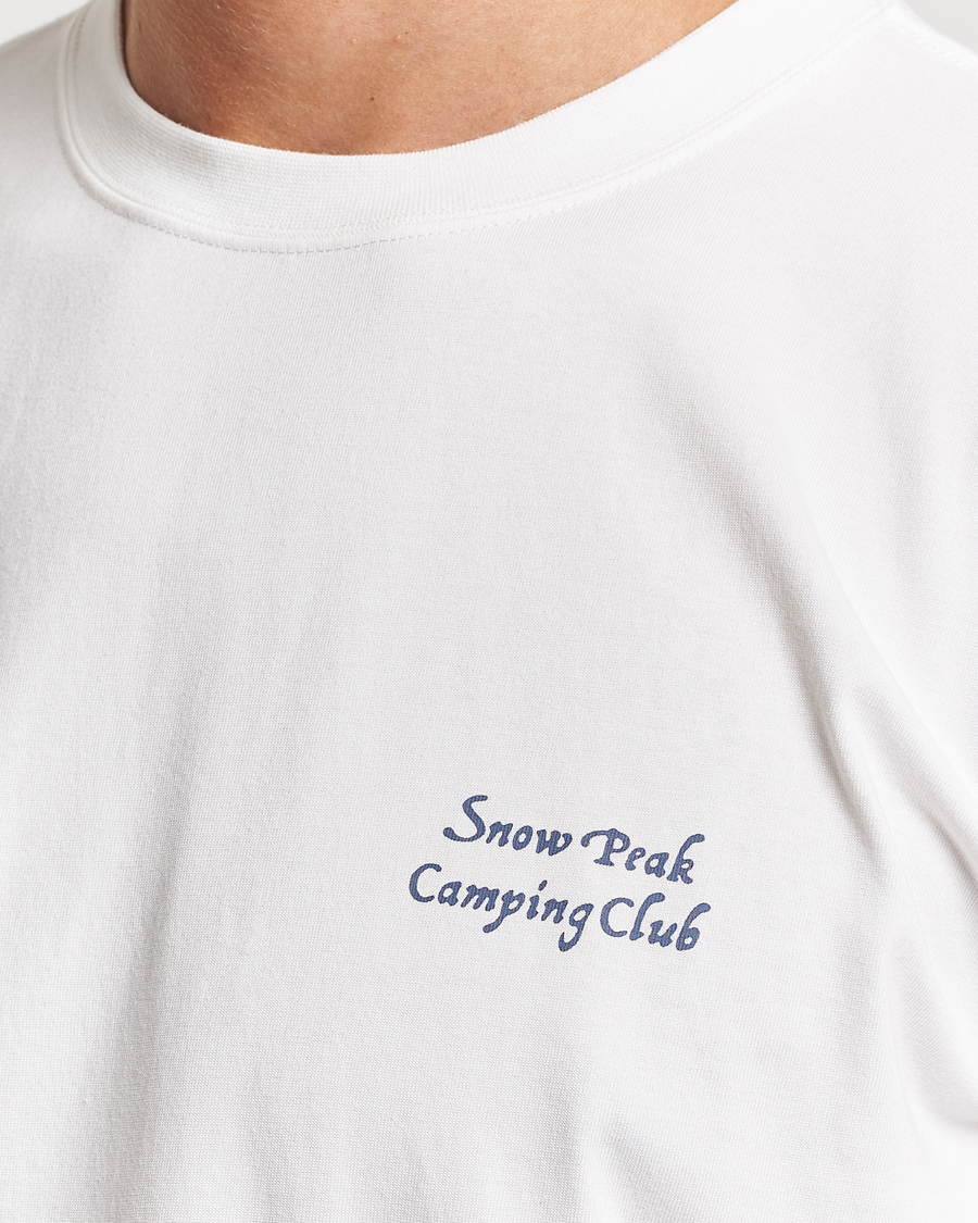 Men | T-Shirts | Snow Peak | Camping Club T-Shirt White