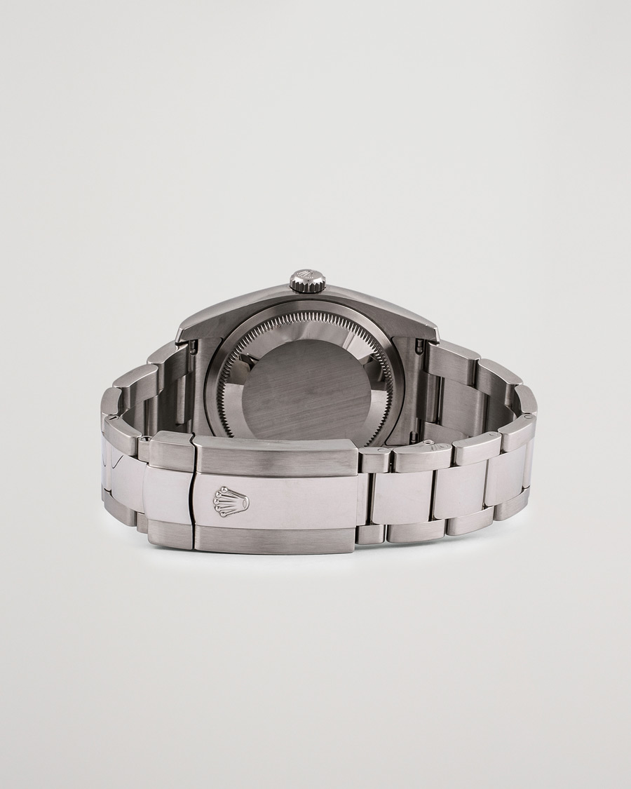 Men | Rolex Pre-Owned Datejust 116200 Oyster Perpetual Steel Black Steel Blue | Rolex Pre-Owned | Datejust 116200 Oyster Perpetual Steel Black Steel Blue