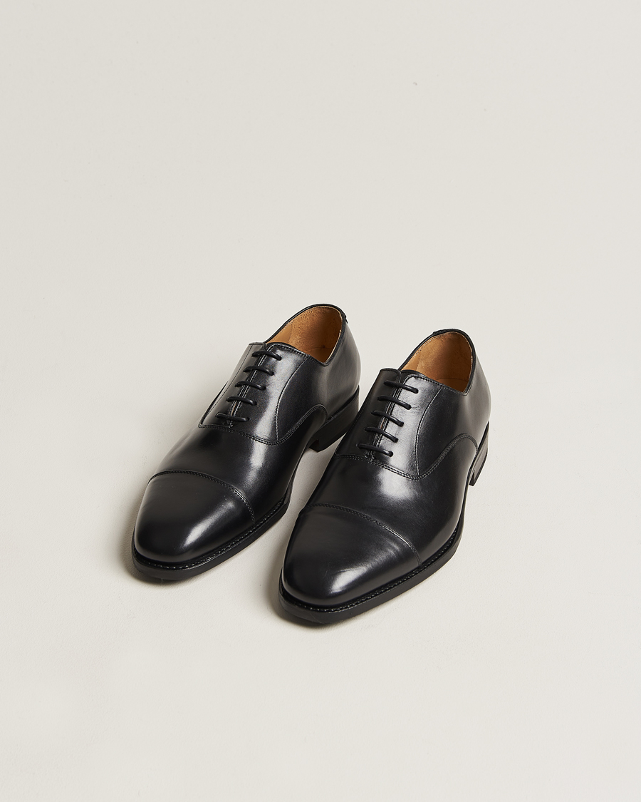 Men | Oxford Shoes | Myrqvist | Äppelviken Oxford Black Calf