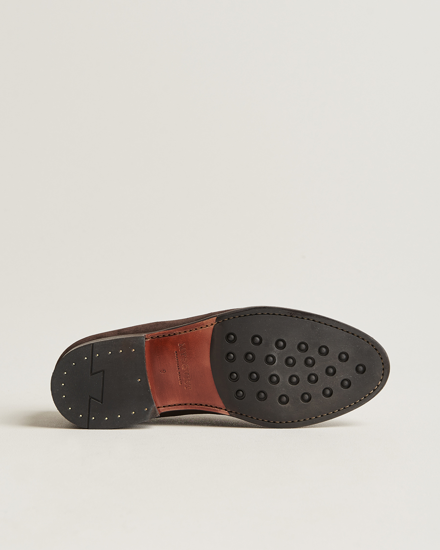 Men | Myrqvist Stenhammar Loafer Dark Brown Suede | Myrqvist | Stenhammar Loafer Dark Brown Suede