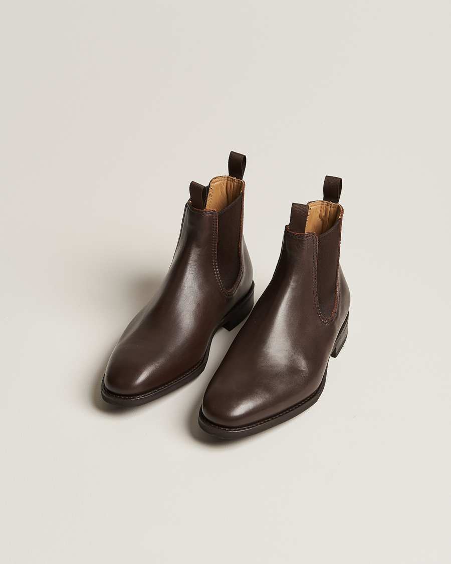 Men | Shoes | Myrqvist | Granhult Chelsea Boot Dark Brown Calf