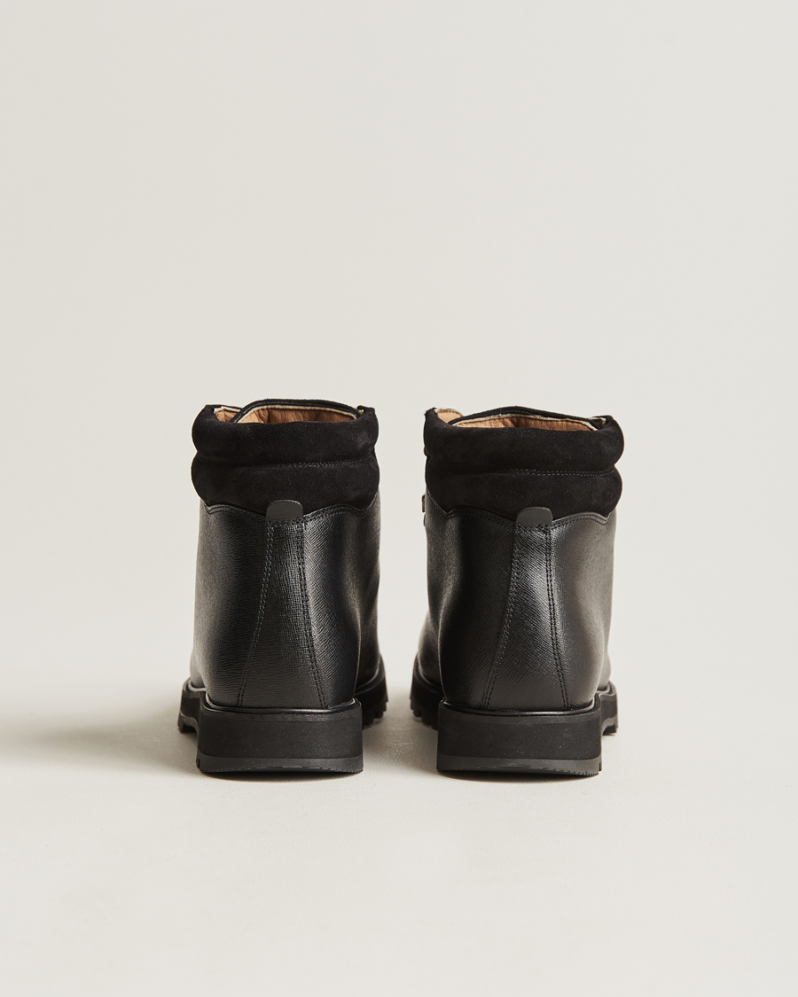 Men | Myrqvist Duved II Laced Boot Black Grain Calf | Myrqvist | Duved II Laced Boot Black Grain Calf