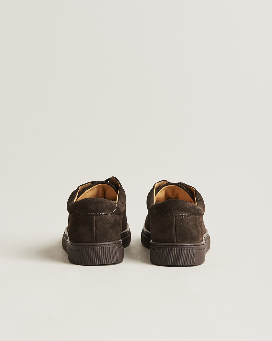 Men | Sneakers | Myrqvist | Oaxen Monochrome Sneaker Dark Brown Suede