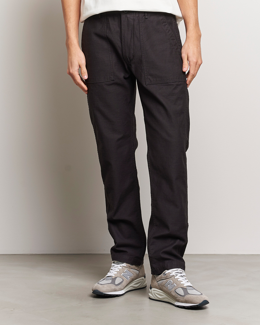 Men |  | orSlow | Slim Fit Original Sateen Fatigue Pants Black