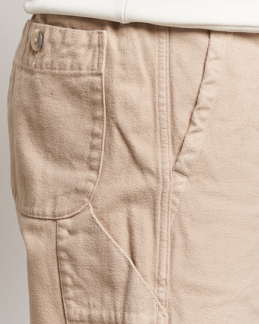 Men | Trousers | orSlow | French Work Pants Beige