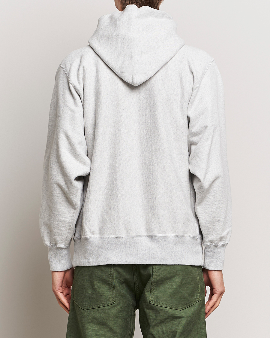 Men | Sweaters & Knitwear | orSlow | Heavy Weight Vintage Hoodie Light Grey
