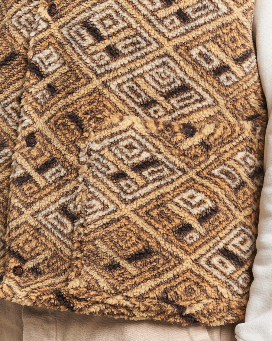 Men | Coats & Jackets | orSlow | Reversible Kuba Vest Army Green