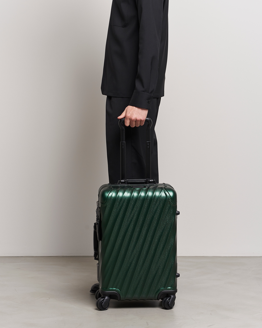 TUMI International Carry-on Aluminum Trolley Texture Green at
