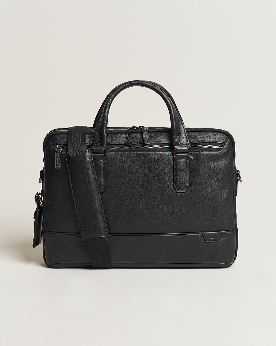 Men | Bags | TUMI | Harrison Sycamore Slim Leather Brief Black