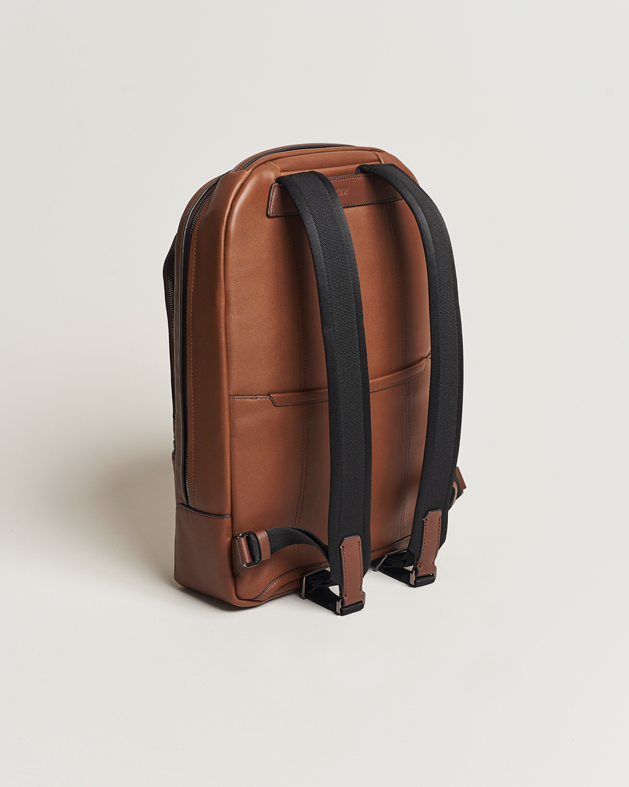Homme |  | TUMI | Harrison Bradner Leather Backpack Cognac