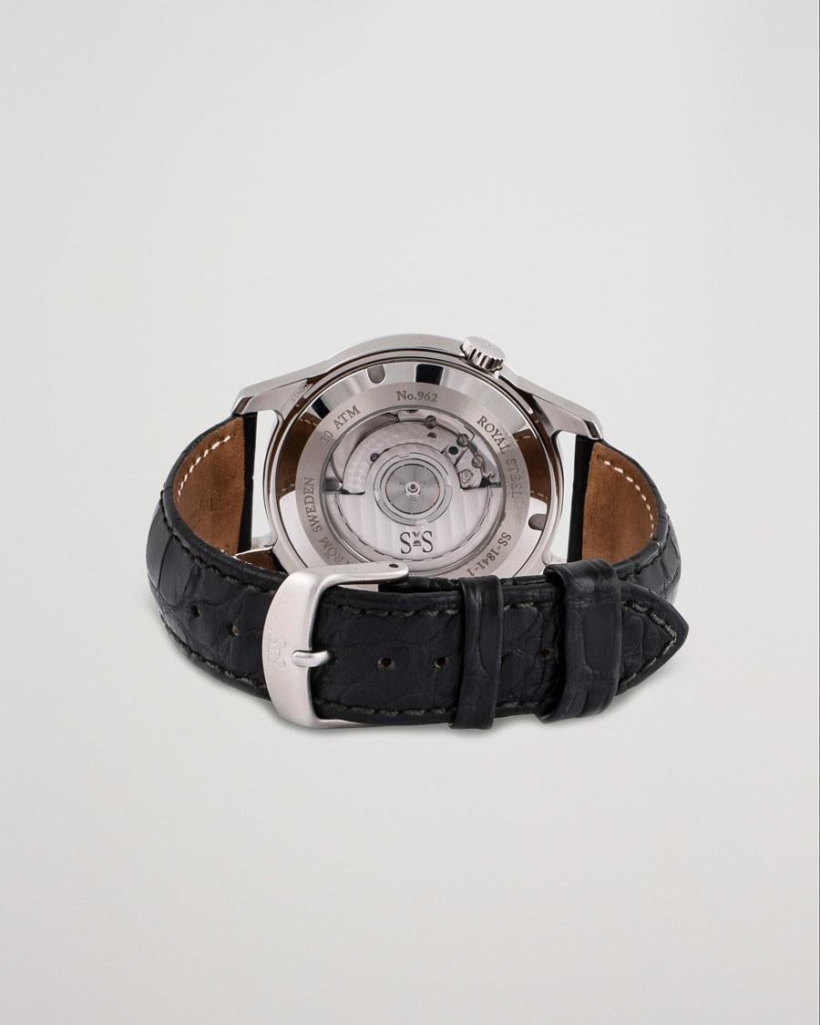 Men | Sjöö Sandström Pre-Owned Royal Steel Classic 41mm SS-1841-1 Steel White | Sjöö Sandström Pre-Owned | Royal Steel Classic 41mm SS-1841-1 Steel White