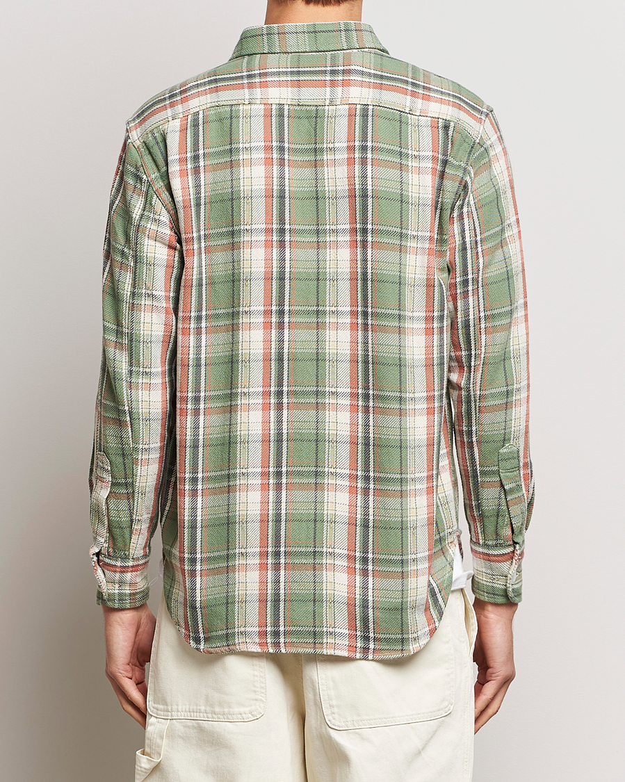 Men | Shirts | BEAMS PLUS | Dobby Guide Overshirt Pale Green