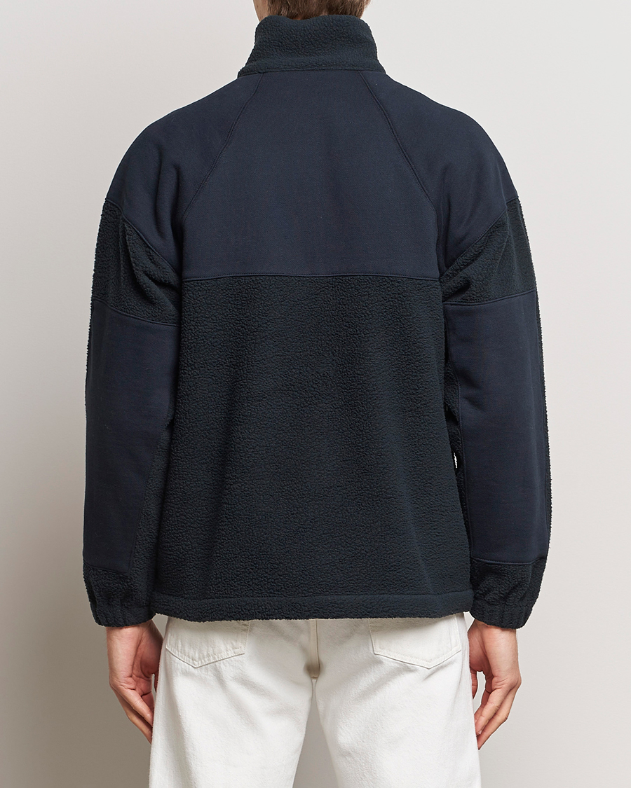 Men | Sweaters & Knitwear | BEAMS PLUS | MIL Zip Blouson Navy