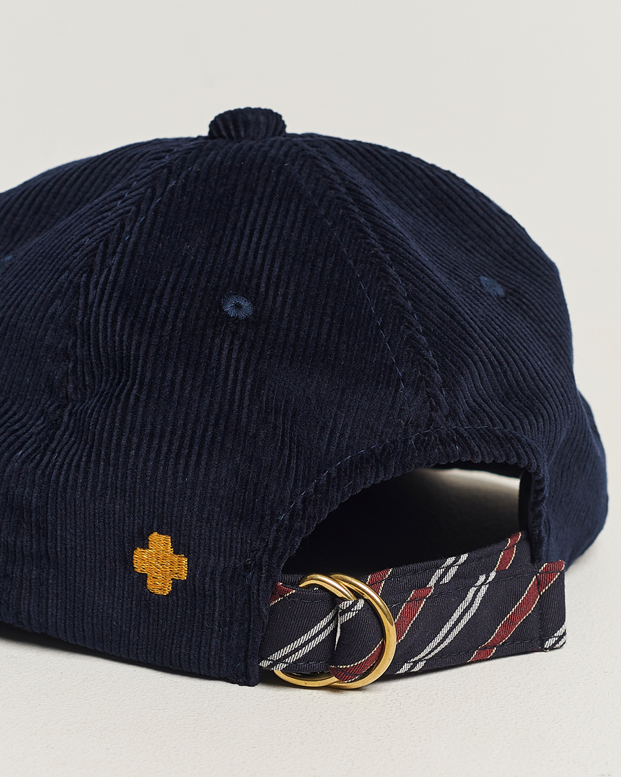 Men | BEAMS PLUS 6 Panel Corduroy Cap Navy | BEAMS PLUS | 6 Panel Corduroy Cap Navy