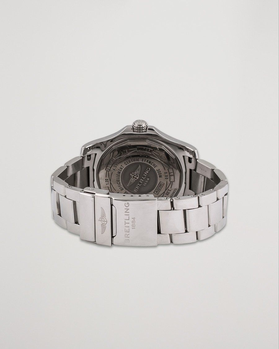 Men | Breitling Pre-Owned Avenger II GMT A3239011 Steel Black | Breitling Pre-Owned | Avenger II GMT A3239011 Steel Black